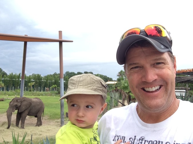 I learned it is silly to take a selfie with a child when an elephant is around.